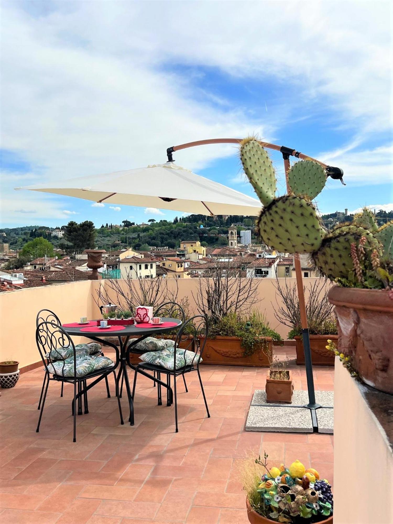 Bianca'S Home-Breathtaking Terrace 360° View Of Флоренция Екстериор снимка